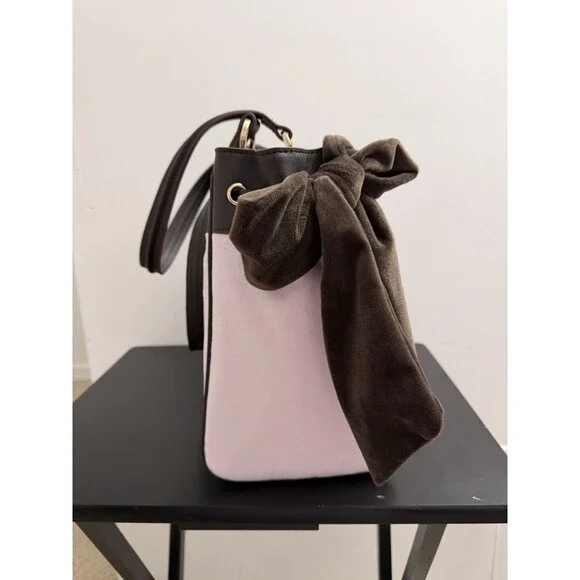 Juicy Couture Classic Scottie Dogs Daydreamer Tote Bag Chiffon Pink  NWT - Picture 3 of 9